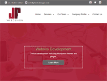 Tablet Screenshot of jfwebdesign.com